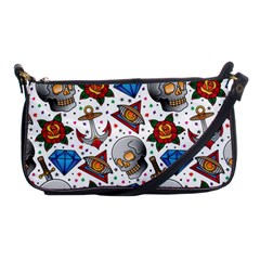 Full Color Flash Tattoo Patterns Shoulder Clutch Bag by Amaryn4rt