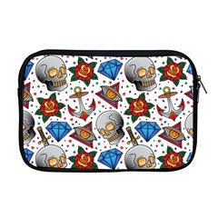 Full Color Flash Tattoo Patterns Apple Macbook Pro 17  Zipper Case by Amaryn4rt