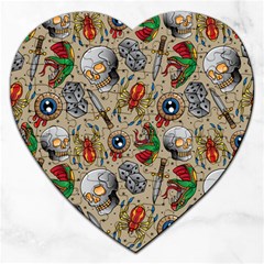 Tattoo Pattern Jigsaw Puzzle (heart) by Amaryn4rt