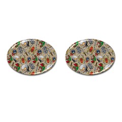 Tattoo Pattern Cufflinks (oval) by Amaryn4rt