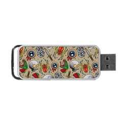 Tattoo Pattern Portable Usb Flash (one Side) by Amaryn4rt