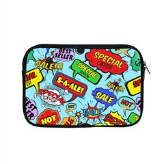 Comic Bubbles Seamless Pattern Apple Macbook Pro 15  Zipper Case by Amaryn4rt