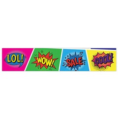 Pop Art Comic Vector Speech Cartoon Bubbles Popart Style With Humor Text Boom Bang Bubbling Expressi Small Flano Scarf