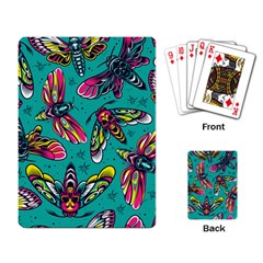 Vintage Colorful Insects Seamless Pattern Playing Cards Single Design (rectangle) by Amaryn4rt