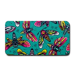 Vintage Colorful Insects Seamless Pattern Medium Bar Mats by Amaryn4rt