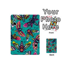 Vintage Colorful Insects Seamless Pattern Playing Cards 54 Designs (mini)