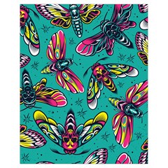 Vintage Colorful Insects Seamless Pattern Drawstring Bag (small) by Amaryn4rt