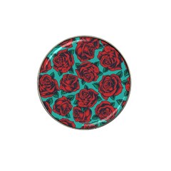 Vintage Floral Colorful Seamless Pattern Hat Clip Ball Marker by Amaryn4rt