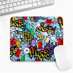 Graffiti Characters Seamless Pattern Large Mousepads