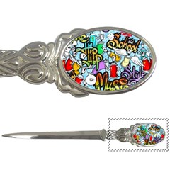 Graffiti Characters Seamless Pattern Letter Opener