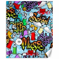 Graffiti Characters Seamless Pattern Canvas 16  x 20 