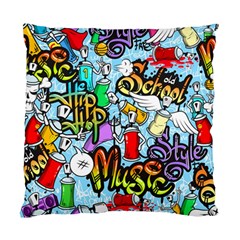 Graffiti Characters Seamless Pattern Standard Cushion Case (One Side)