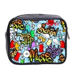 Graffiti Characters Seamless Pattern Mini Toiletries Bag (Two Sides) Back