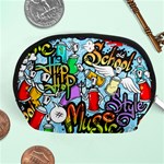 Graffiti Characters Seamless Pattern Accessory Pouch (Medium) Front