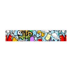 Graffiti Characters Seamless Pattern Flano Scarf (Mini)