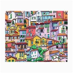 Menton Old Town France Small Glasses Cloth (2 Sides) by Amaryn4rt