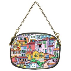 Menton Old Town France Chain Purse (two Sides) by Amaryn4rt