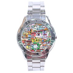 Menton Old Town France Stainless Steel Analogue Watch by Amaryn4rt