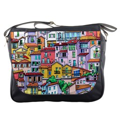 Menton Old Town France Messenger Bag by Amaryn4rt