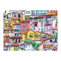 Menton Old Town France Double Sided Flano Blanket (mini)  by Amaryn4rt