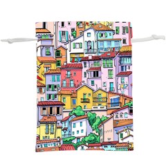 Menton Old Town France  Lightweight Drawstring Pouch (xl) by Amaryn4rt