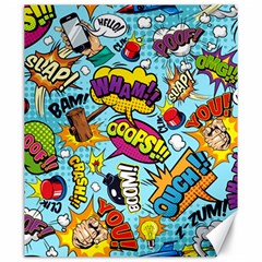 Comic Elements Colorful Seamless Pattern Canvas 20  x 24 