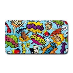 Comic Elements Colorful Seamless Pattern Medium Bar Mats