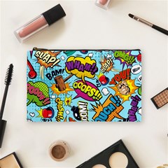 Comic Elements Colorful Seamless Pattern Cosmetic Bag (medium) by Amaryn4rt