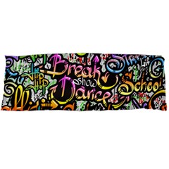 Graffiti Word Seamless Pattern Body Pillow Case Dakimakura (two Sides) by Amaryn4rt