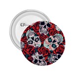 Vintage Day Dead Seamless Pattern 2.25  Buttons Front