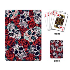 Vintage Day Dead Seamless Pattern Playing Cards Single Design (rectangle)