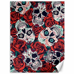 Vintage Day Dead Seamless Pattern Canvas 36  X 48  by Amaryn4rt