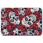 Vintage Day Dead Seamless Pattern Large Doormat  30 x20  Door Mat