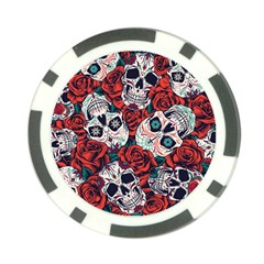 Vintage Day Dead Seamless Pattern Poker Chip Card Guard (10 Pack) by Amaryn4rt