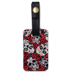 Vintage Day Dead Seamless Pattern Luggage Tag (one Side) by Amaryn4rt