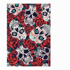 Vintage Day Dead Seamless Pattern Small Garden Flag (two Sides) by Amaryn4rt