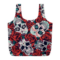 Vintage Day Dead Seamless Pattern Full Print Recycle Bag (l) by Amaryn4rt