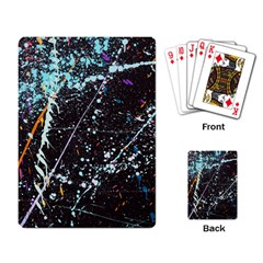 Abstract Colorful Texture Playing Cards Single Design (rectangle)