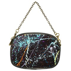 Abstract Colorful Texture Chain Purse (one Side) by Amaryn4rt