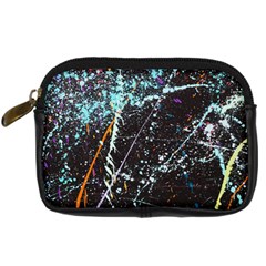 Abstract Colorful Texture Digital Camera Leather Case