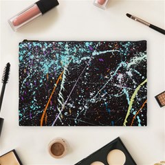 Abstract Colorful Texture Cosmetic Bag (large) by Amaryn4rt