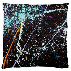 Abstract Colorful Texture Large Cushion Case (two Sides) by Amaryn4rt