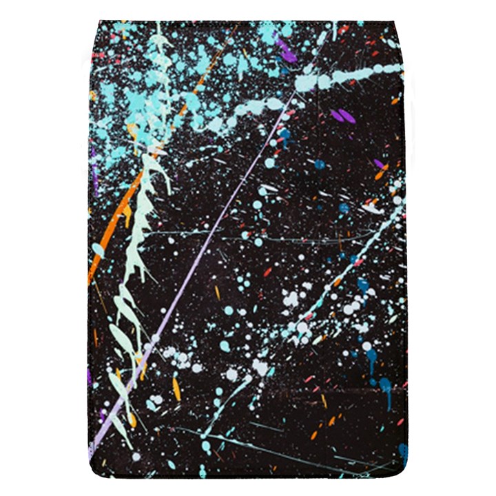 Abstract Colorful Texture Removable Flap Cover (S)