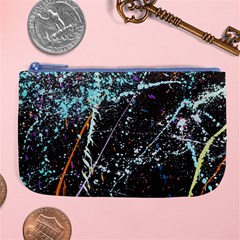 Abstract Colorful Texture Large Coin Purse