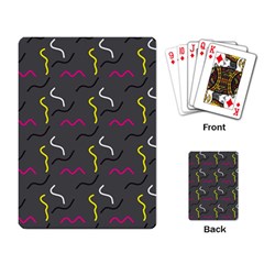 Gray Pattern Playing Cards Single Design (rectangle) by Saptagram