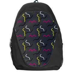 Gray Pattern Backpack Bag by Saptagram