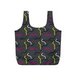 Gray pattern Full Print Recycle Bag (S) Front