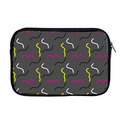 Gray Pattern Apple Macbook Pro 17  Zipper Case by Saptagram