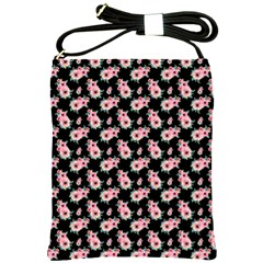 Floral Print Shoulder Sling Bag by Saptagram