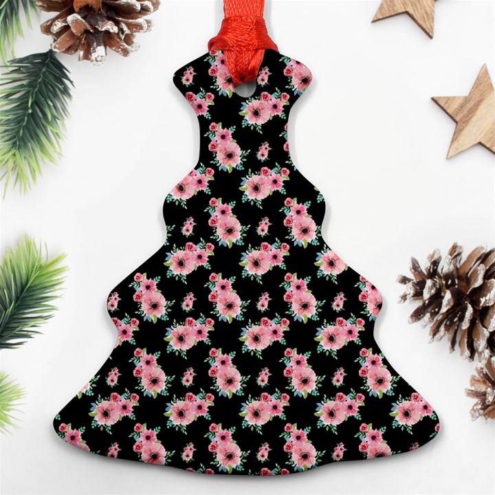 Floral Print Ornament (Christmas Tree) 